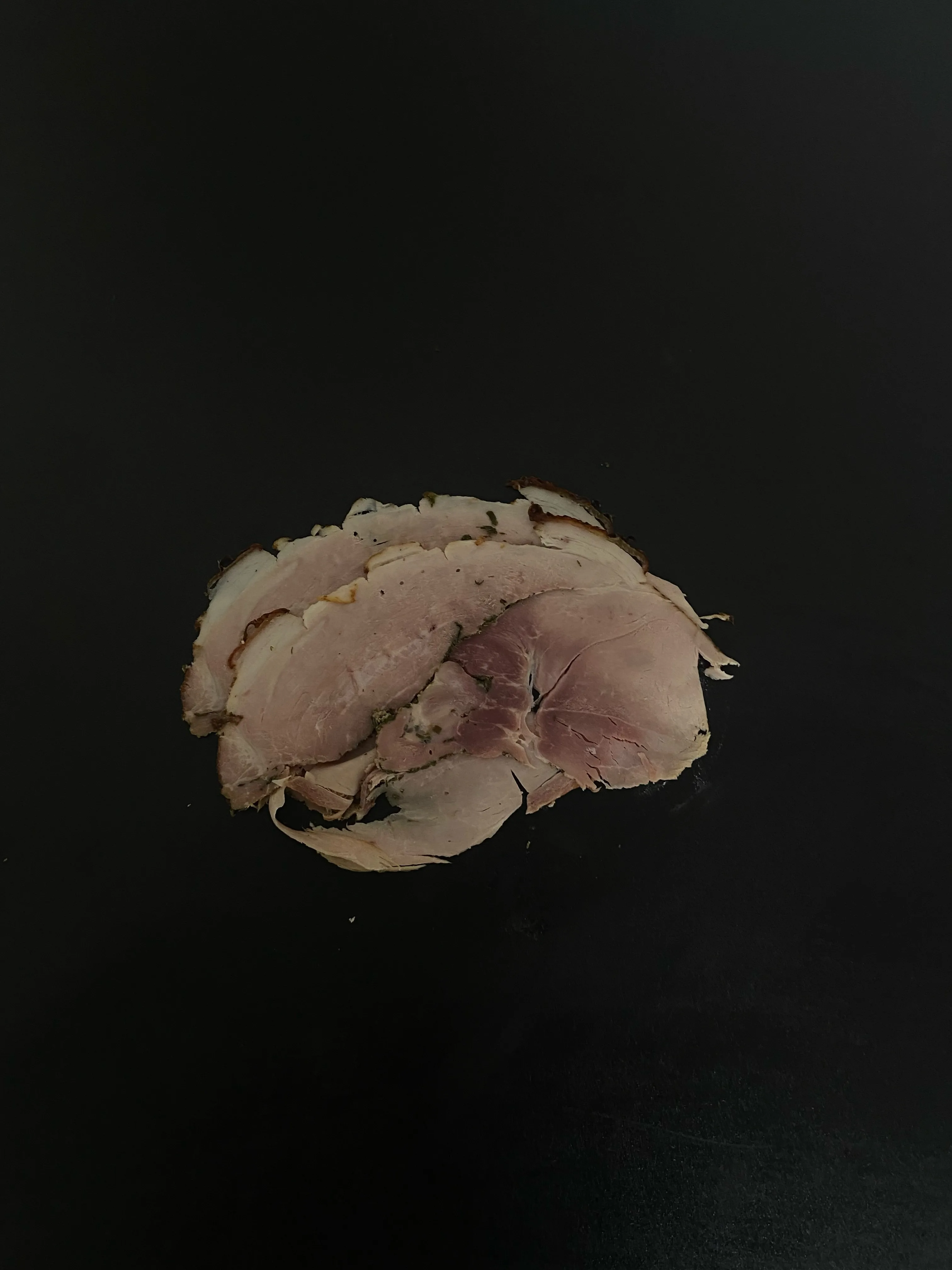 Jambon blanc rôti aux herbes