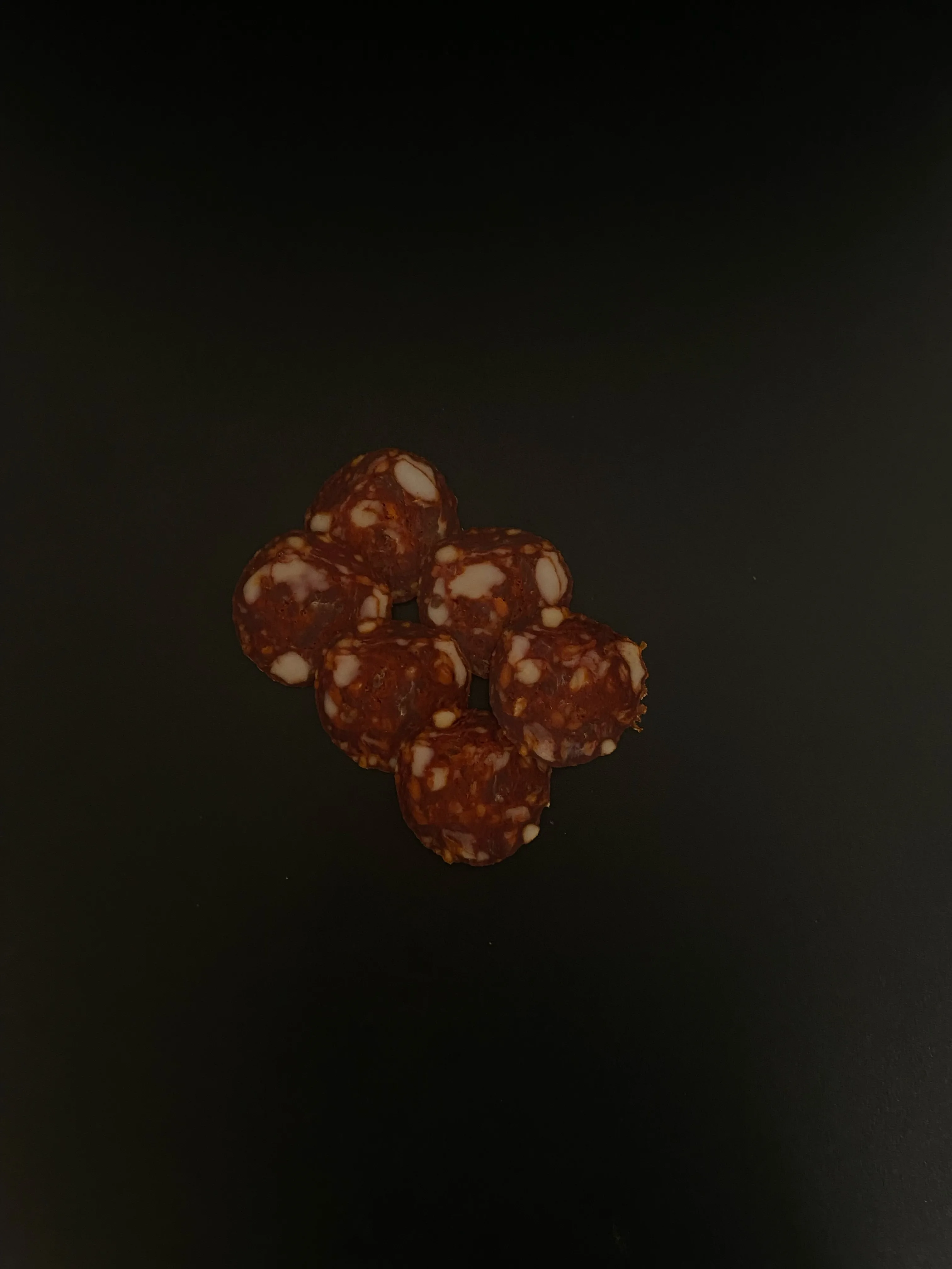 Chorizo fort tranché