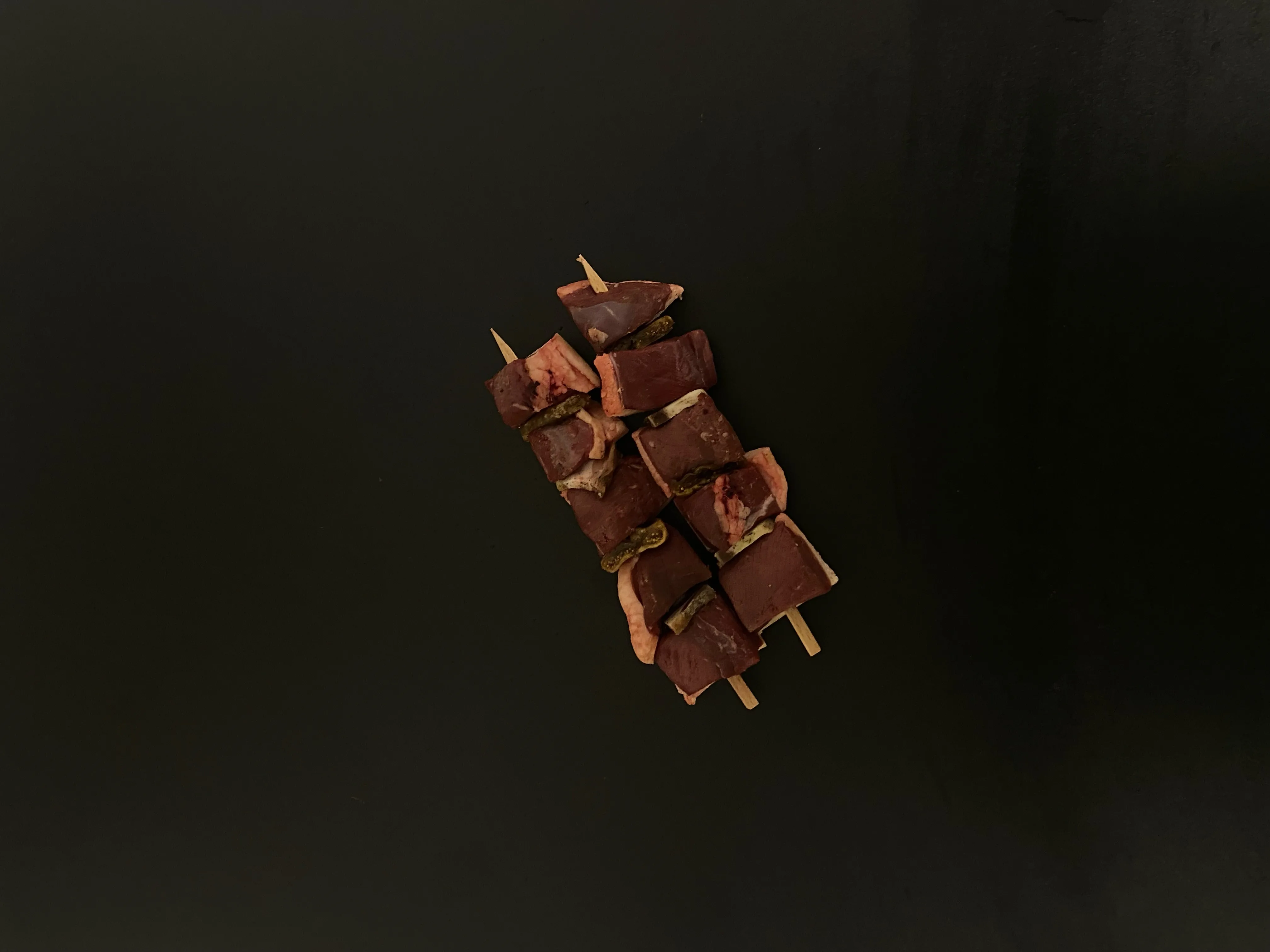 Brochette magret nature