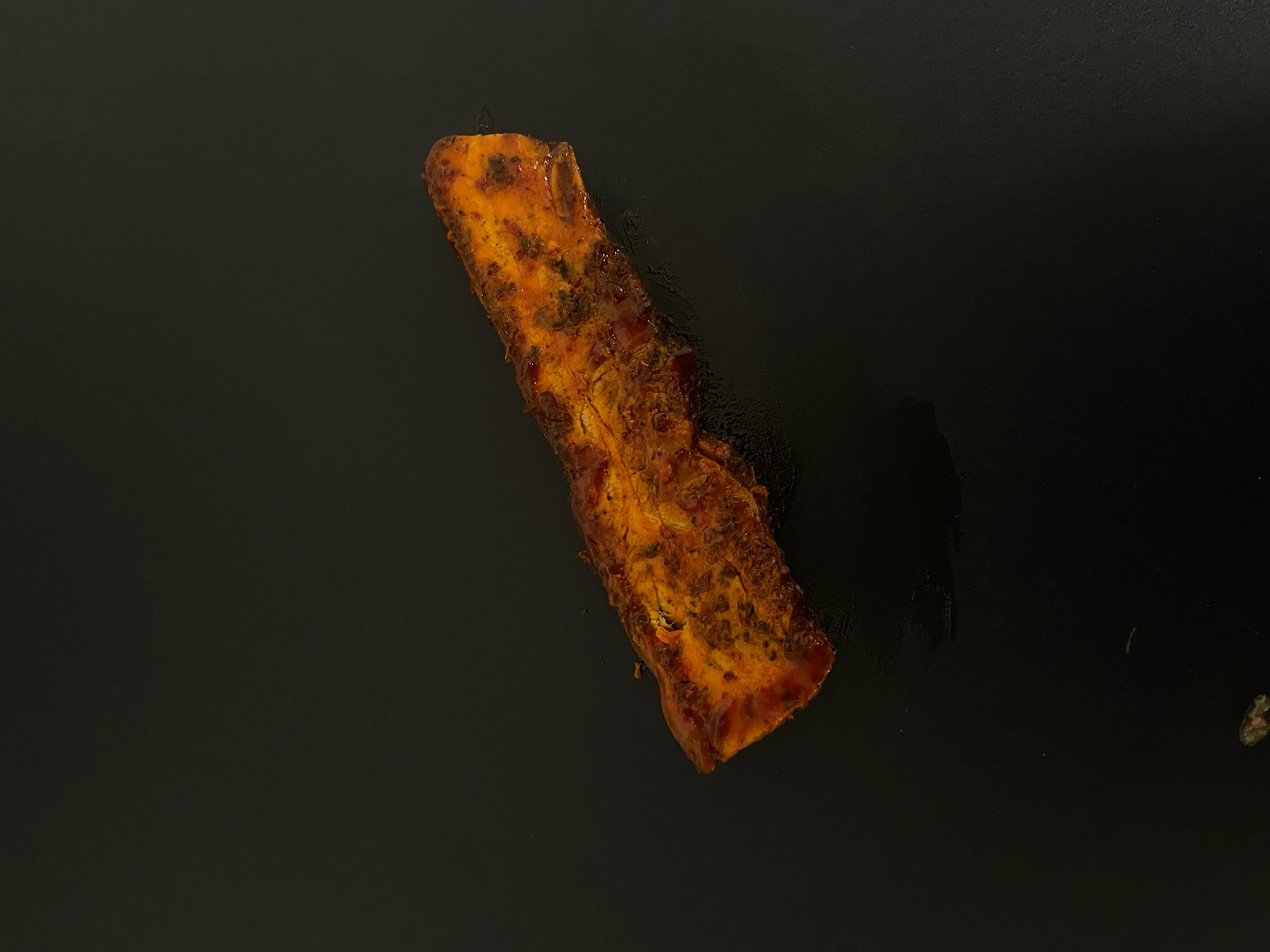 Poitrine porc confite barbecue