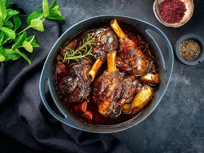 Souris d'agneau confite