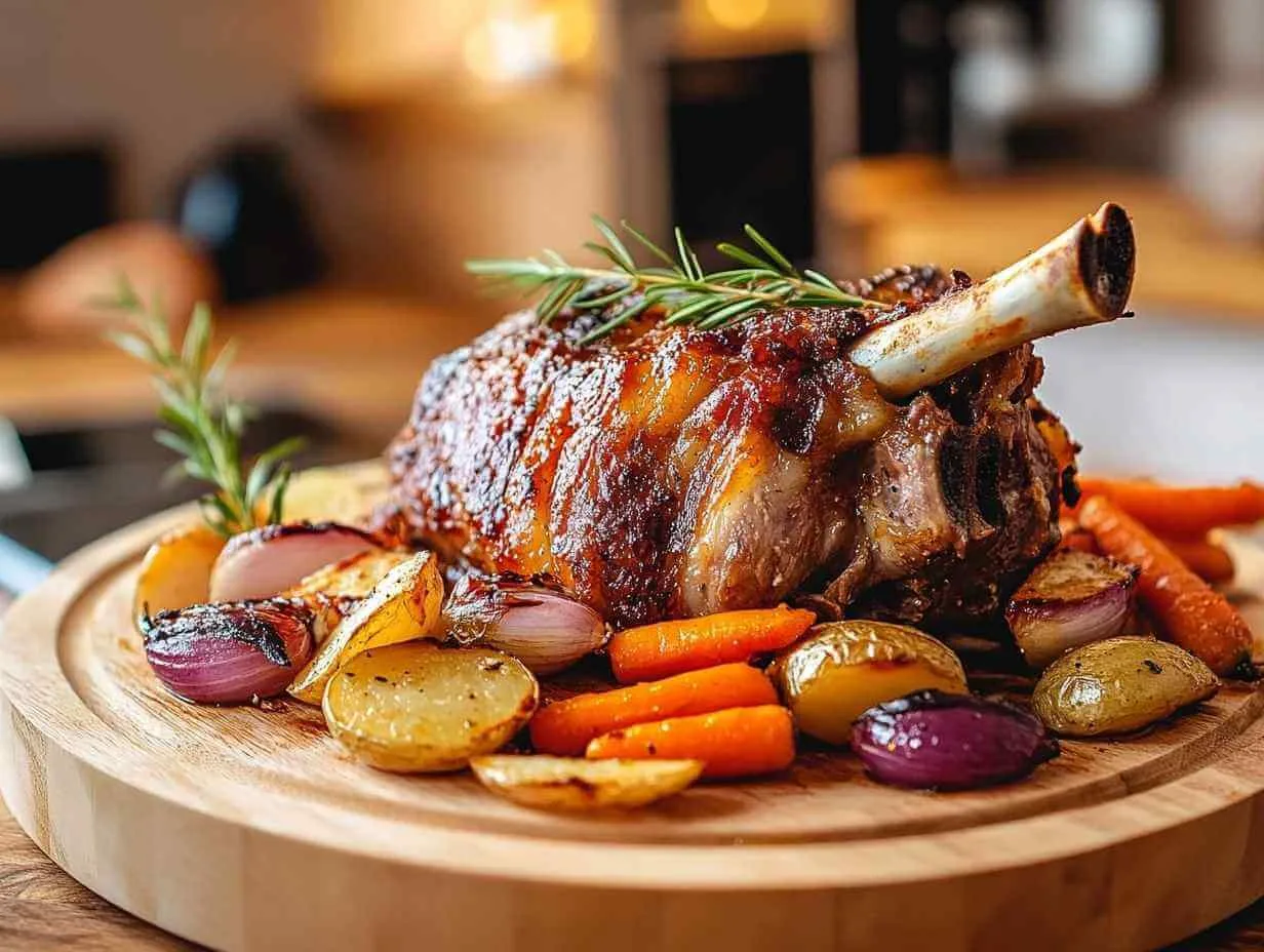 Jarret de porc confit