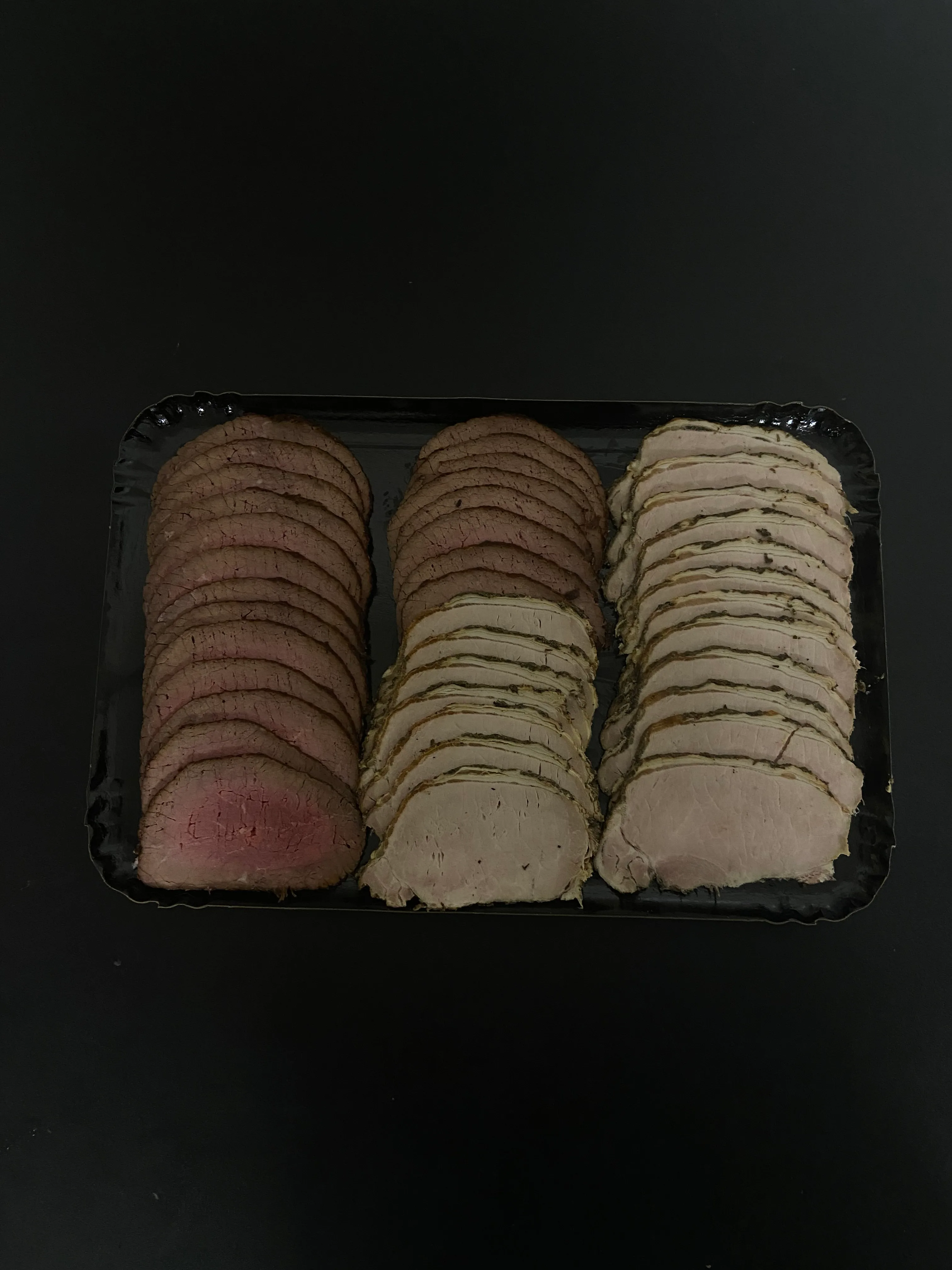 Rôti porc & boeuf cuit